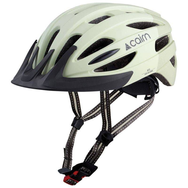 Cairn Fusion Led - Urban cykelhjälm - Herr Mat Agate Gray Triangle L (59 - 62 cm)