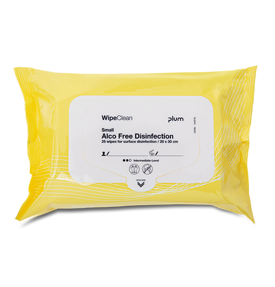 WipeClean Alco Free Desinfection, alkoholfria desinficeringsservetter