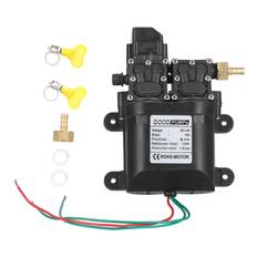 12V 120W 8L Dual Core Diaphragm High Pressure Pump with Copper Connector Automatic Water Injection