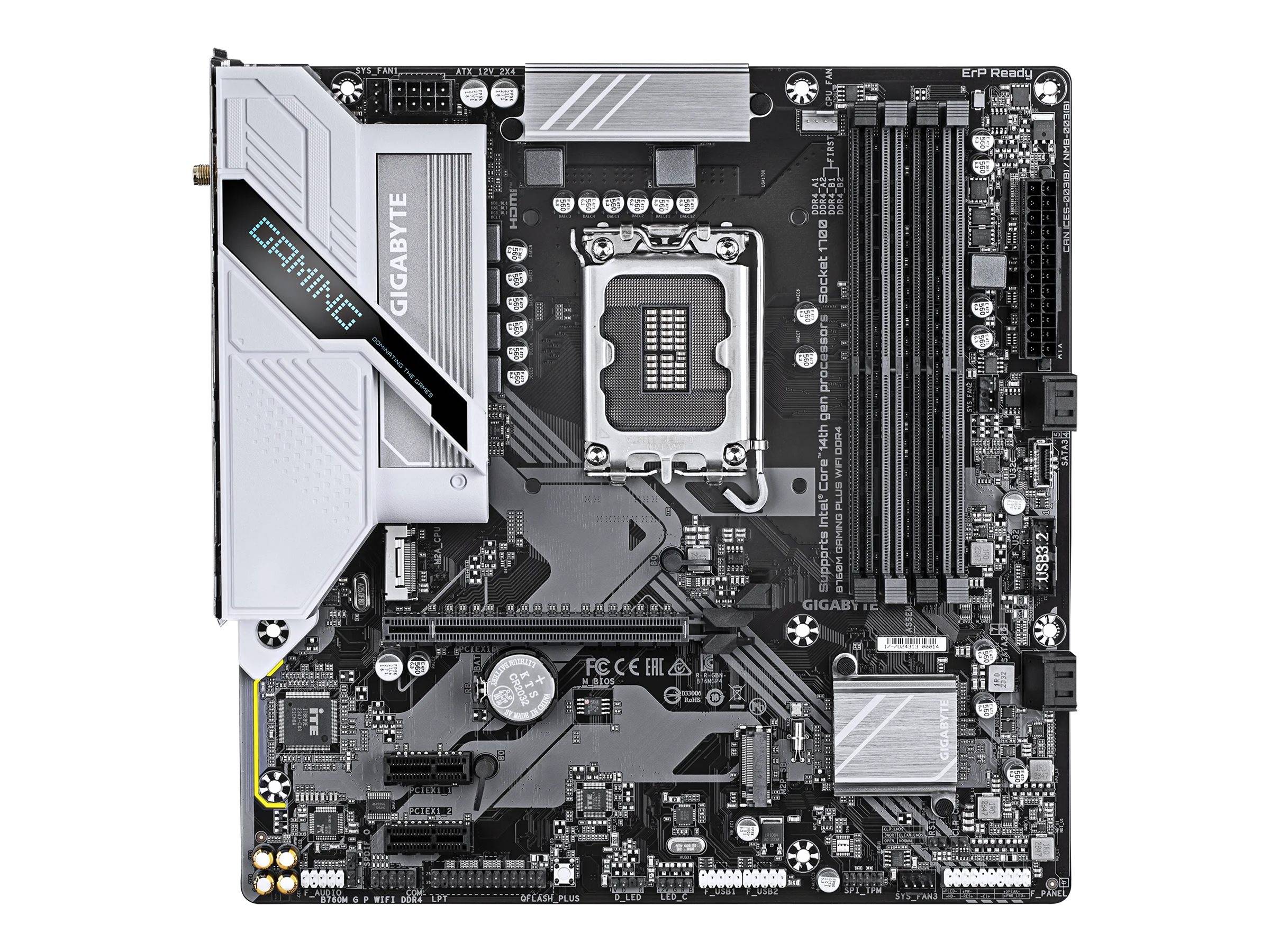 Gigabyte B760M GAMING PLUS WIFI DDR4 Micro ATX LGA1700 sockel Intel B760