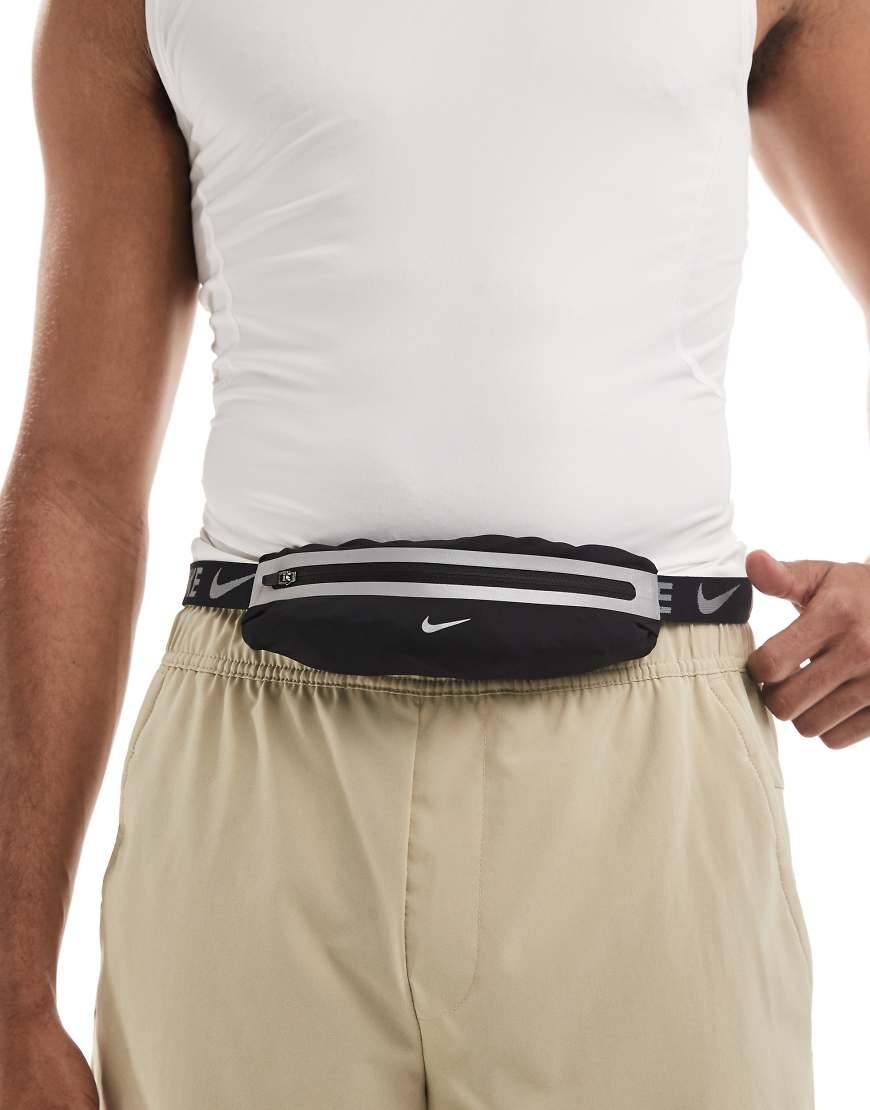 Nike - Sort og sølv bæltetaske - One Size