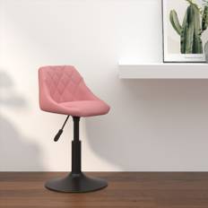 Barstol Rosa 46x44x(62,5-77,5) cm Sammet