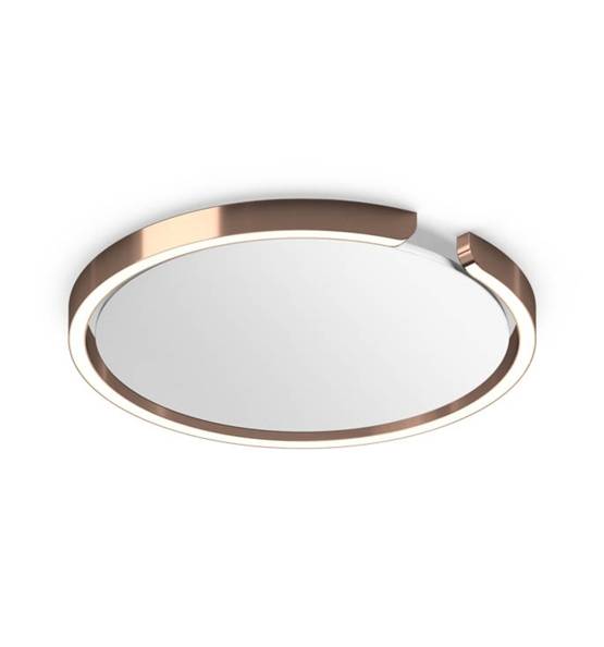 Occhio Mito soffitto 40 bred væg- og loftlampe, rosegold
