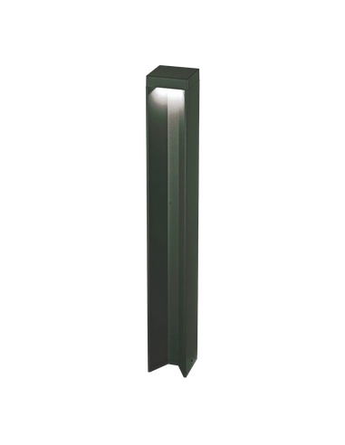KURT Bedlampe i aluminium H65 cm 1 x 11W LED - Mat sort