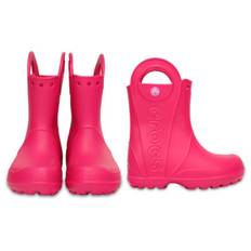 Crocs Handle It Rain Boot Kids Gummistövlar Barn Storlek J1 Färg rosa