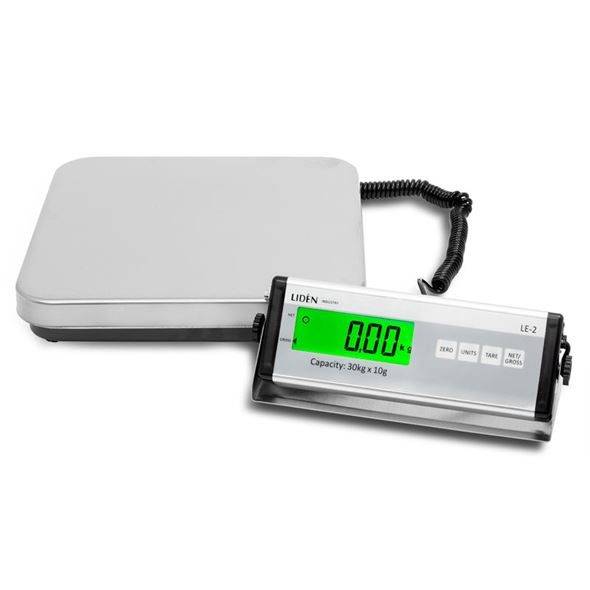 Bordsvåg och Paketvåg LE2, kapacitet 60 kg, gradering 20 g