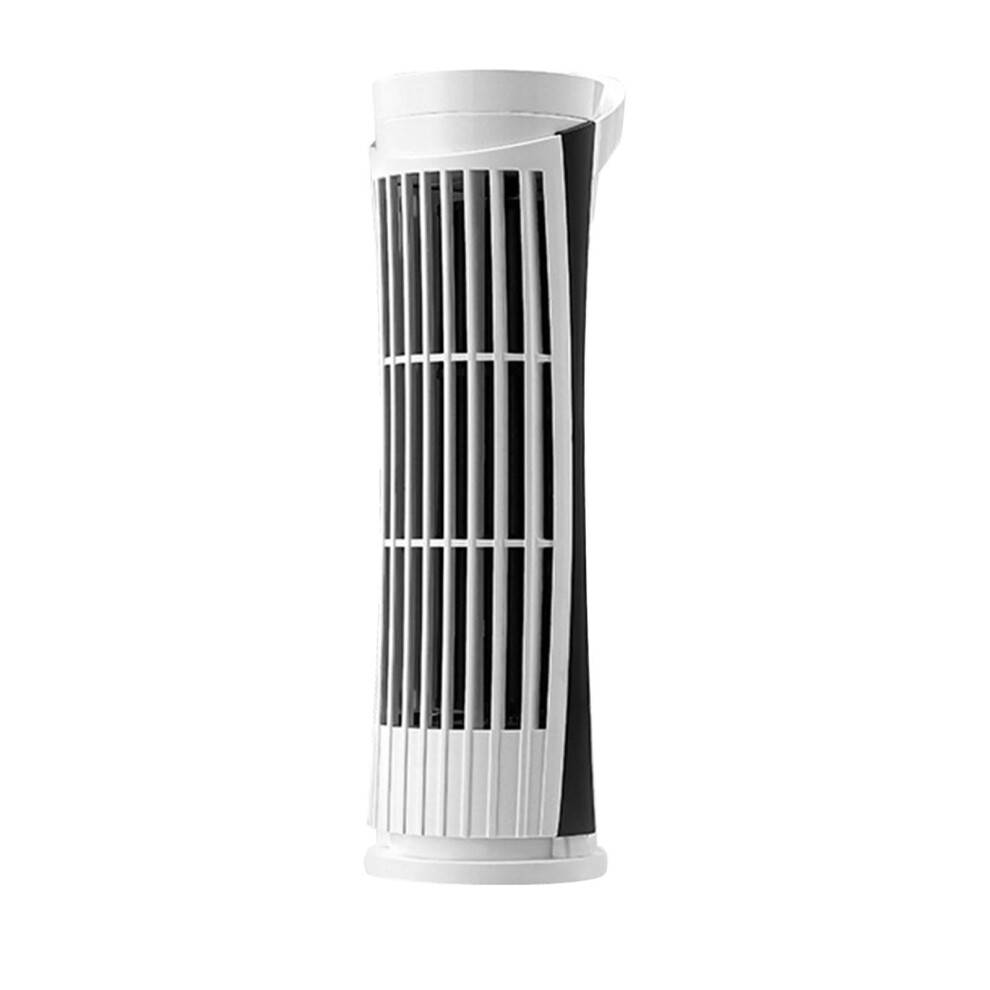 Smart tårnventilator uden blade med LED-lys, USB-drevet, 2 hastigheder, oscillerende ventilator til soveværelse