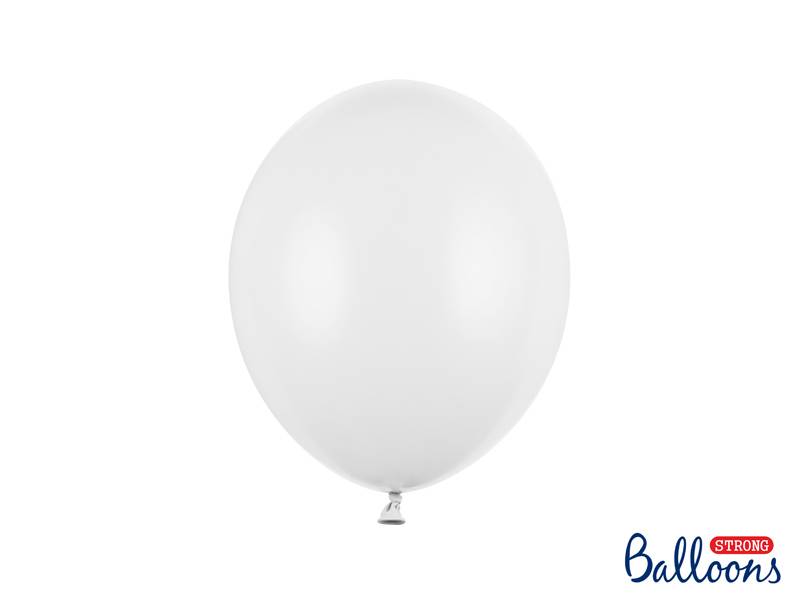 Pastel Hvide balloner.27 cm.10 stk