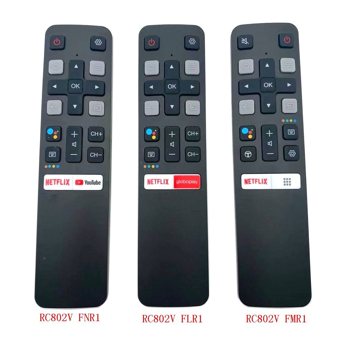 Röstfjärrkontroll rc802v fnr 1 rc802v flr 1 rc802v fmr 1 för tcl tv 75 s 434 43 s 434 50 s 434 55 s 434 - Rc802v fnr 1