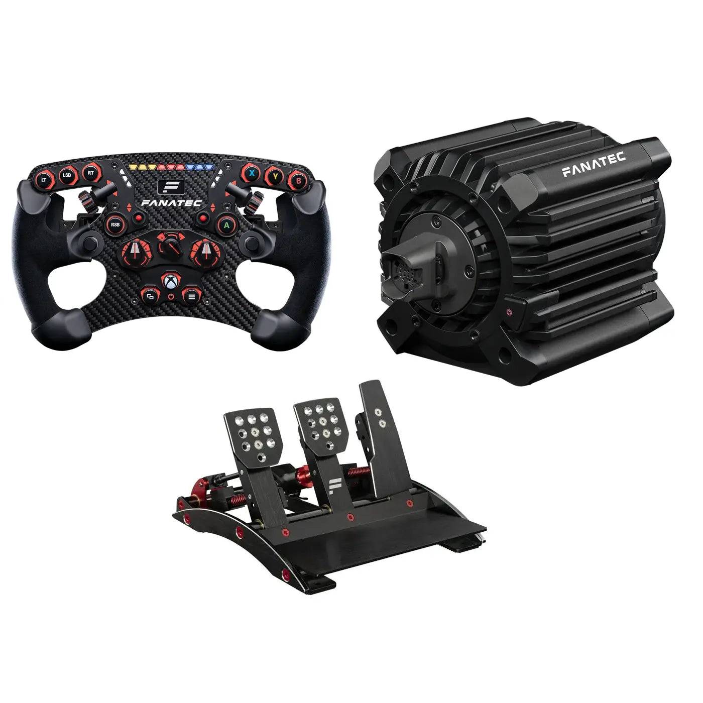 Fanatec ClubSport DD (15 Nm) + Formula V2.5 X Wheel + Pedals V3 Bundle (Xbox Series X|S, Xbox One, PC)