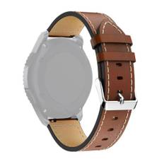 SKALO Læder Rem Huawei Watch GT Runner - Brun