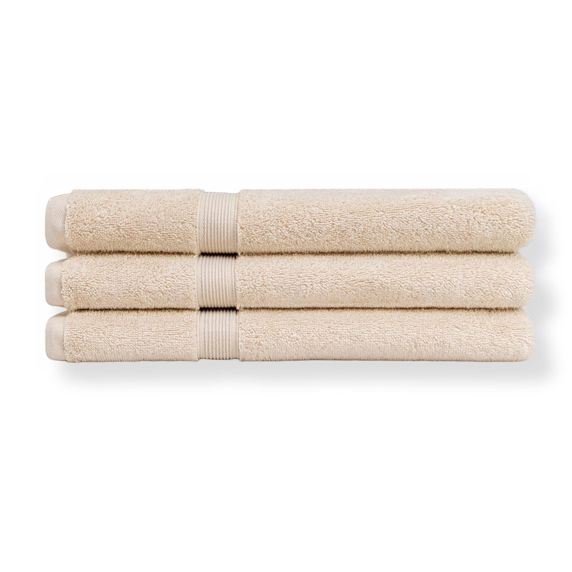 Økologisk håndklæde - 100% GOTS-certificeret bomuld - Badelagen 100x150 cm - Beige