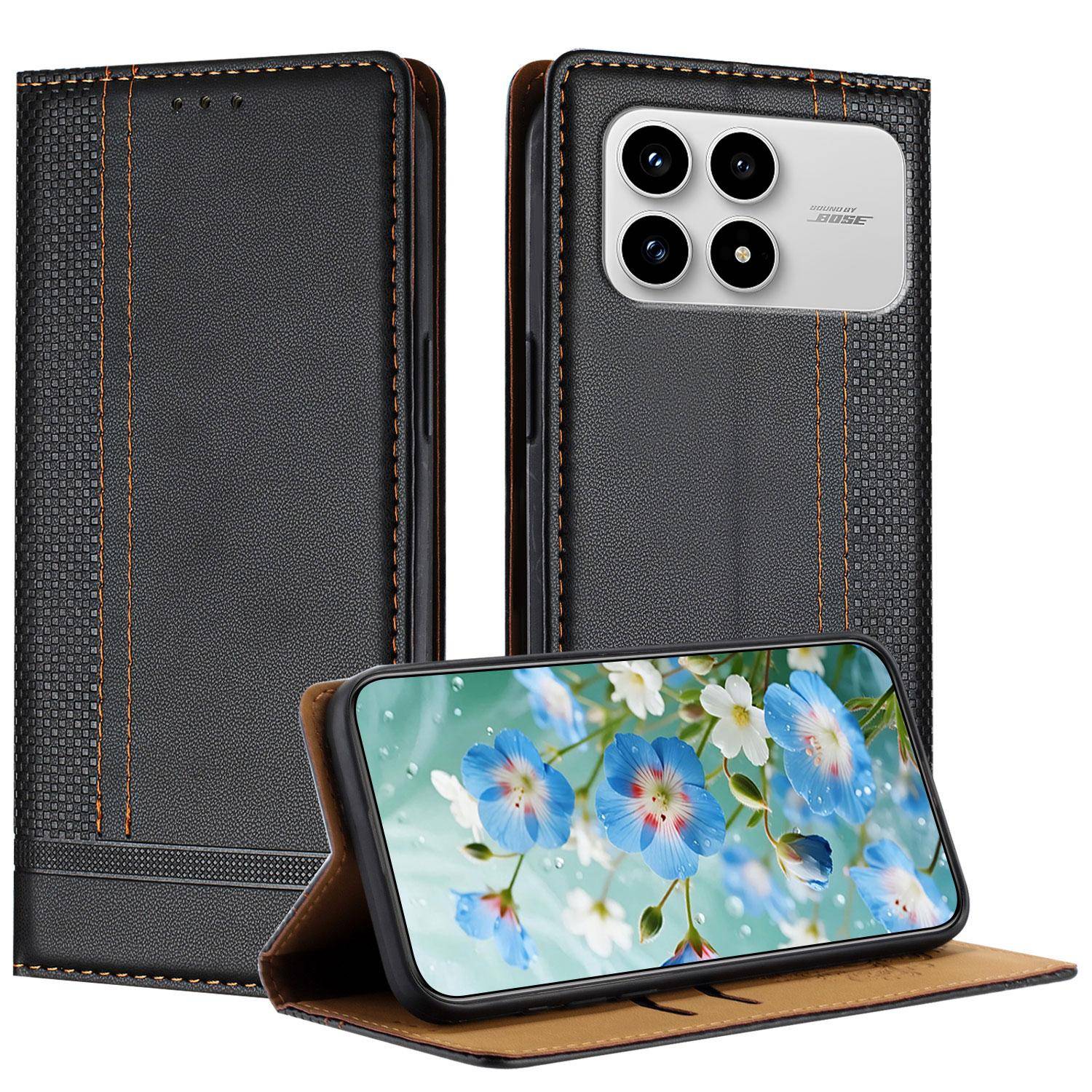 För Xiaomi Poco F8 Ultra F7 X7 X6 Pro F6 5G Fodral Läderplånbok Kort Funda Mi Poco M7 Pro PocoF8 Pro Magnetiskt Bokomslag