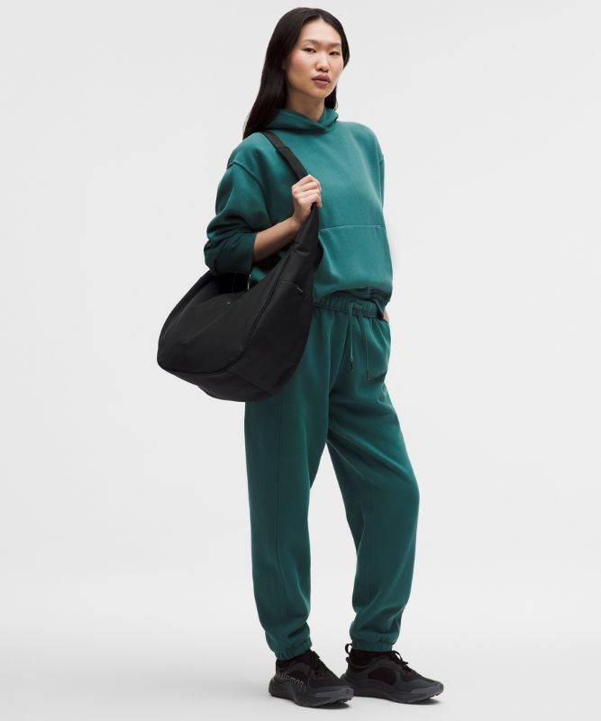 lululemon – City Essentials Oversized-Schultertasche 18 L in Black/Silver - One Size