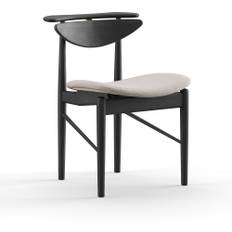 House of Finn Juhl - Reading Chair, Black Painted, Hallingdal 65 0110 - Spisebordsstole - Finn Juhl - Grå - Træ/Tekstilmateriale