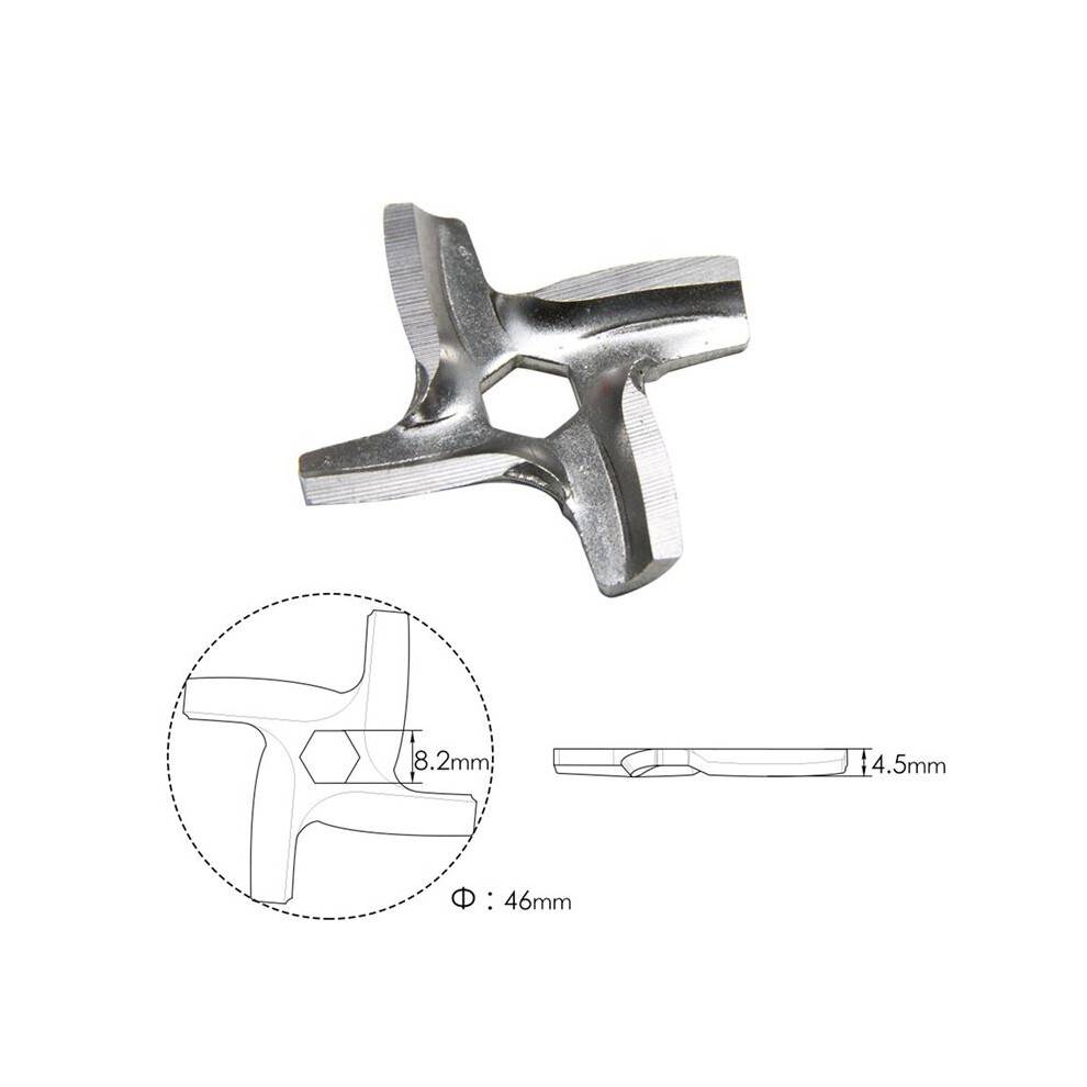 10X for Moulinex Meat Grinder Knife Mincer Blade Kitchen Appliance Parts for HV2 HV3 HV4 HV6 HV8 ME406 ME420 ME605 ME650