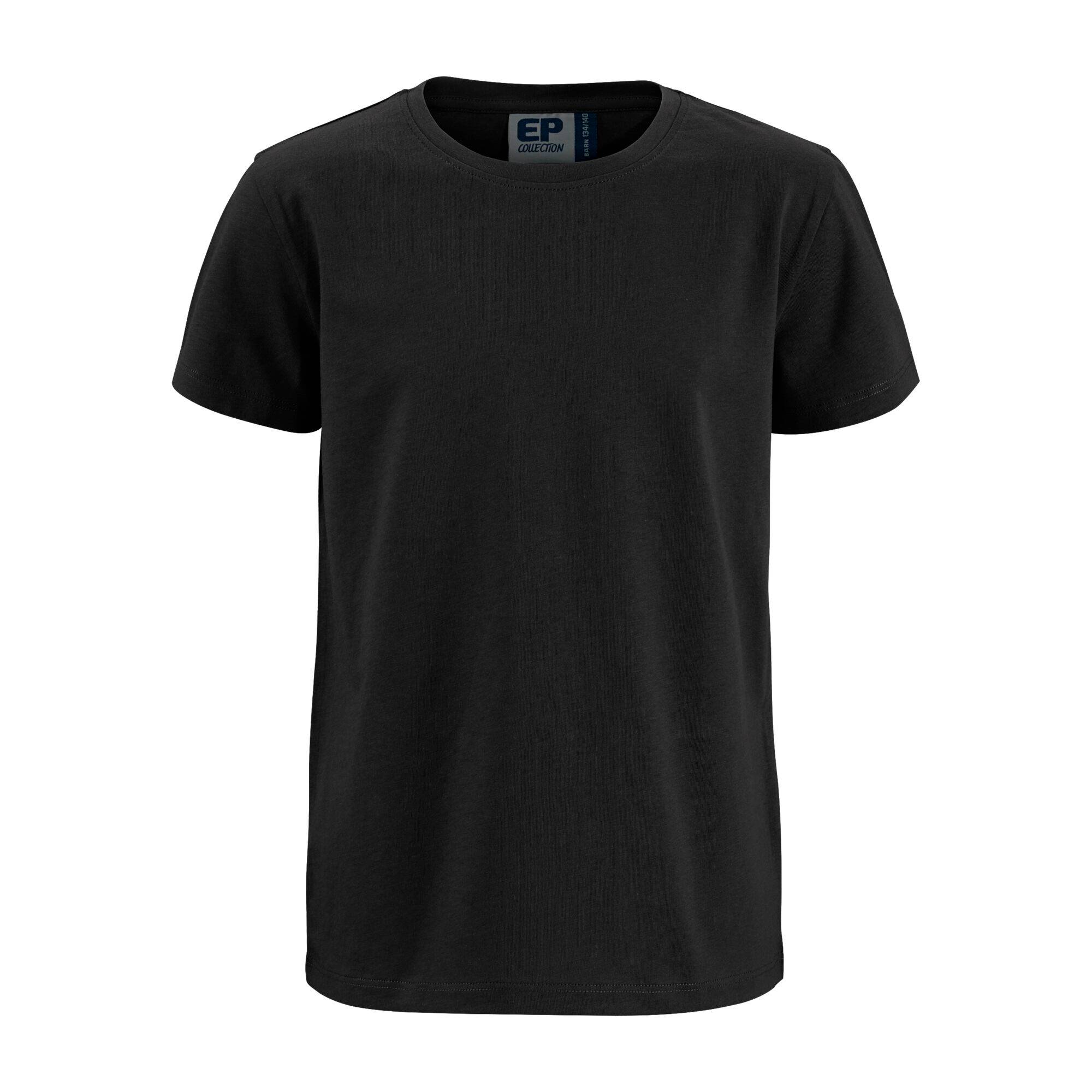 T-shirt Barn, Svart, 134/140 (134/140)