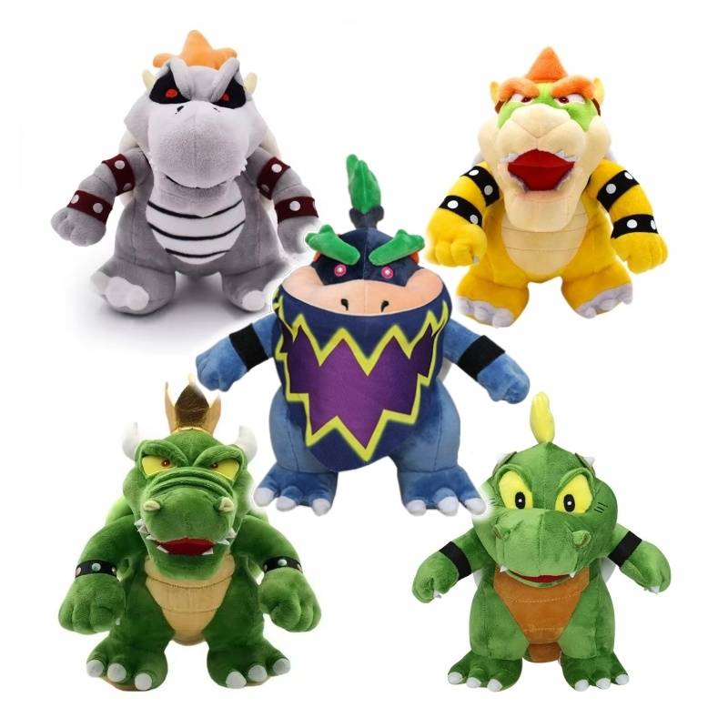2026 Wonder Bowser Turtle Jr Plush Doll Toy Anime New Peripheral Plush Toy Bowser King Bowser Plush Toy Boy Birthday Gifts