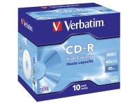 (ComputerSalg) Verbatim DataLife - 10 x CD-R - 800 MB (90 min) - cd-boks