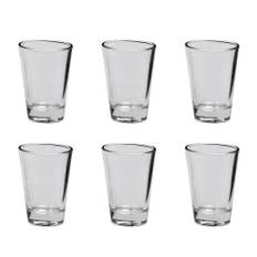 LEONARDO 012663 Schnaps Wodka Stamper, Glas, 70 ml, H 7 cm, klar (6er Pack)