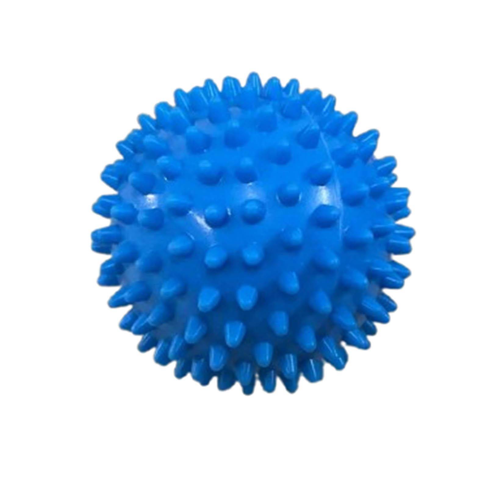 PVC Taggboll Yoga Massageboll Fitness Fasciaboll Greppboll Fot Igelkottsboll Fitness Avslappningsboll Yogaboll blue