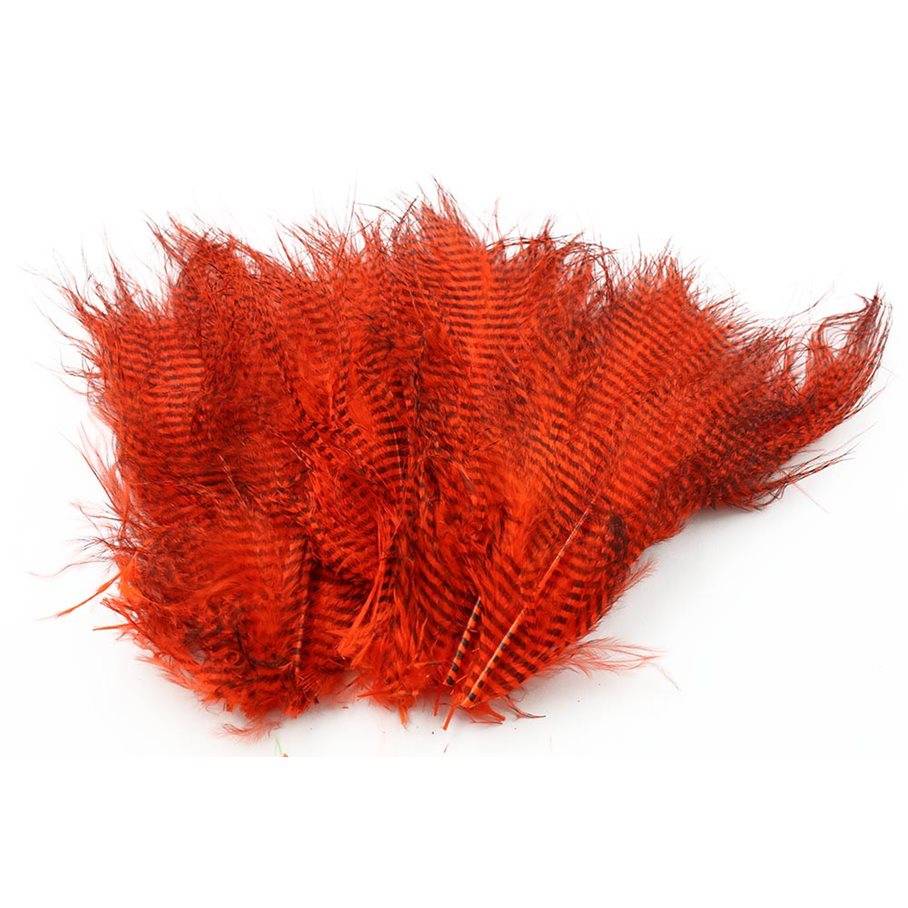 Hareline Fine Black Barred Marabou Feathers
