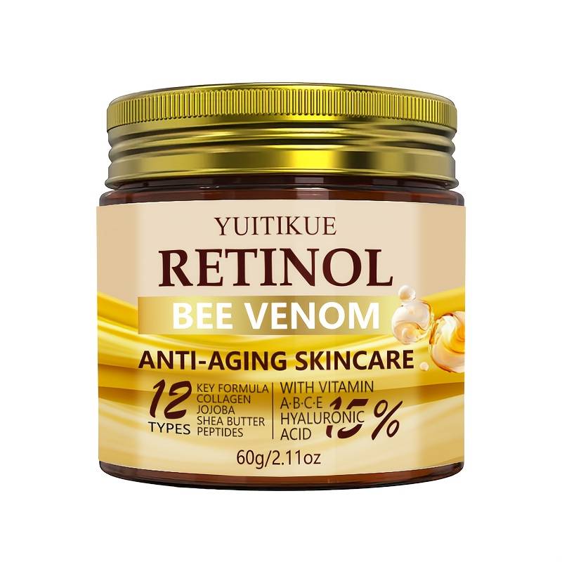 TEMU Retinol Facial Cream, Natural For Daily Use, Deep Moisturizing, Suitable For All Light Beige , Moisturizing Formula, Super Practical Skincare Product