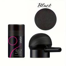 TEMU Sevich 12g+ Spray Nozzle Combo - Artificial Hair Fibre - Concealer, Plant-based Hair Powder, Sweat & Wind Resistant, Electrostatic Adsorption, Suitable For Normal Hair - Hair Fiber Spray Bottle