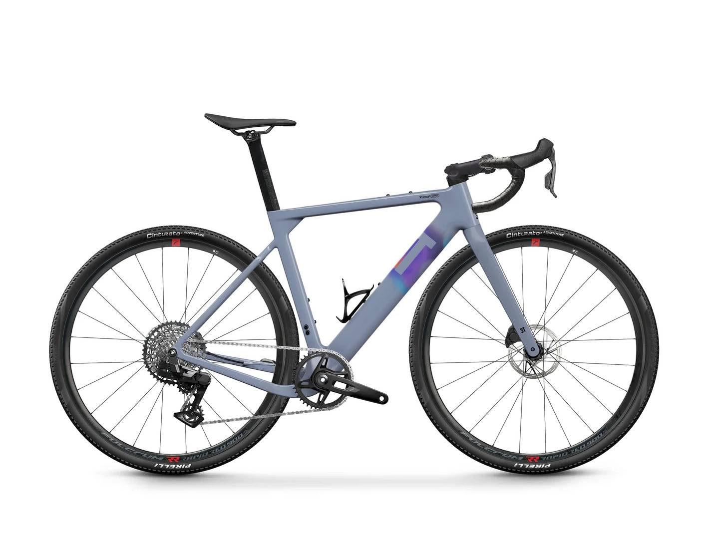 3T Primo2 WPNT Rival 1x13 Gravelcykel Fumo, Str. L - Grå (L)