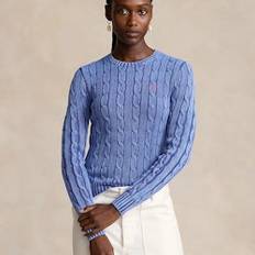 Polo Ralph Lauren - Cable-Knit Cotton Crewneck Jumper - Blue