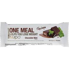 Måltidserstatningsbar m. chokolade og mint (På lager i et varehus)