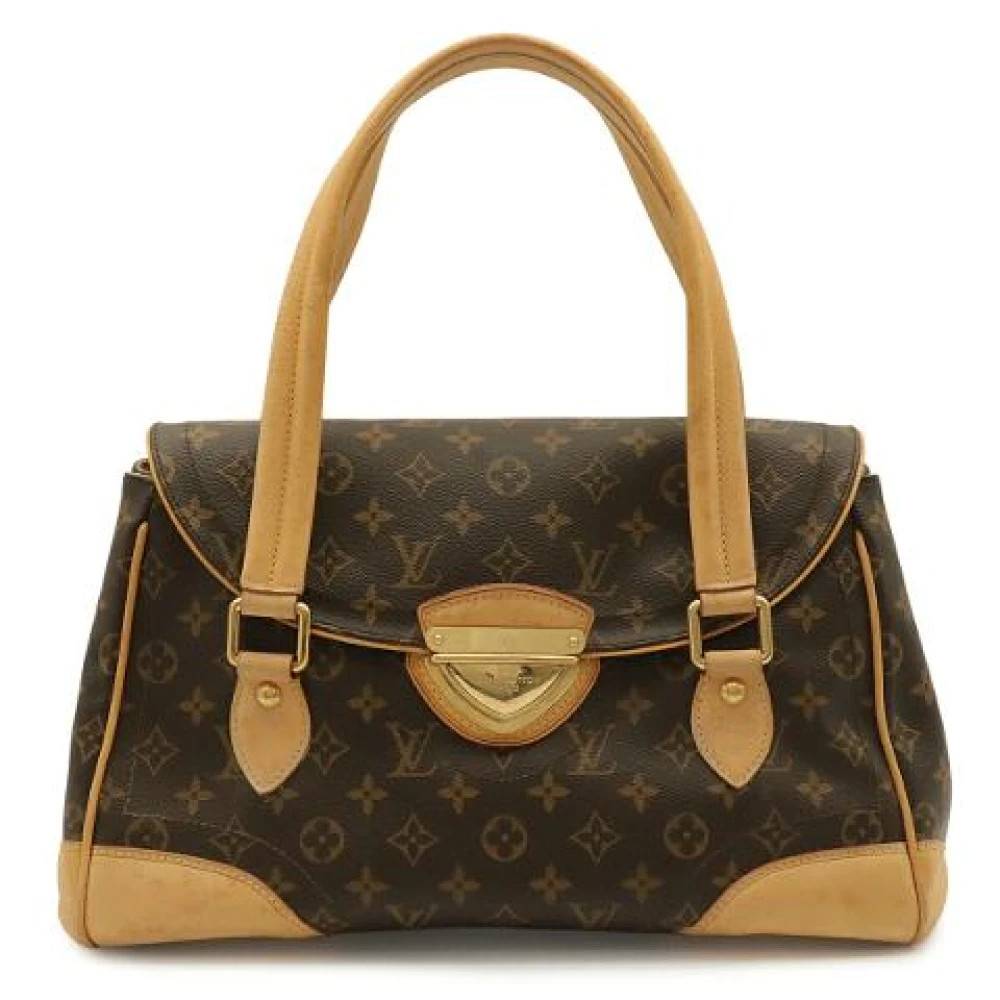 Louis Vuitton Vintage Pre-owned Monogram Beverly GM Skuldertaske - Vintage - Dame - Brun - ONE SIZE - Uld