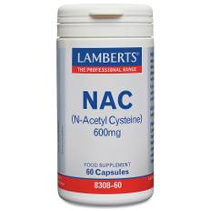 Lamberts N-acetylcystein (NAC) 600mg - 60 kapslar