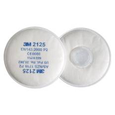 3M P2 2125 partikelfilter til 6000 & 7500 serien - 2 stk.