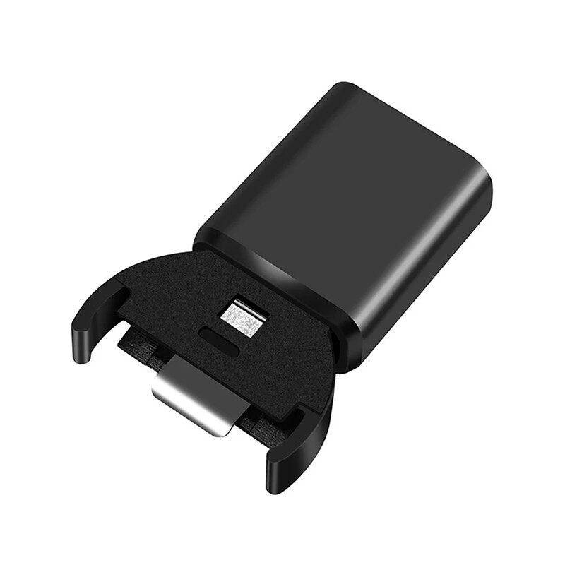 Typ C Laddare för Litium Knappcellsbatterier Brett Laddinnehåll för LIR2032 LIR1632 LIR2025 LIR2016 LIR2032H Batterier Långvarig svart