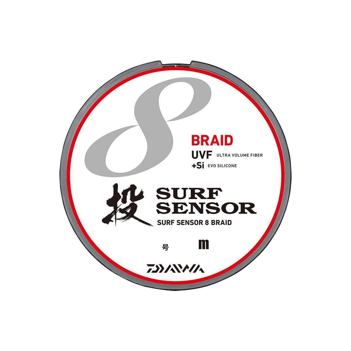 Daiwa UVF Surf Sensor X8 PE Size 4 Colors Color Line, 1, 200m, (with Markings)