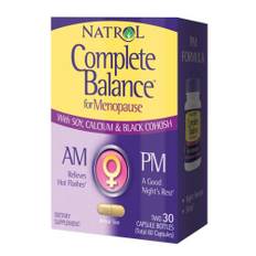 Natrol, Complete Balance AM/PM Menopause Formula, 30AM+30PM Caps