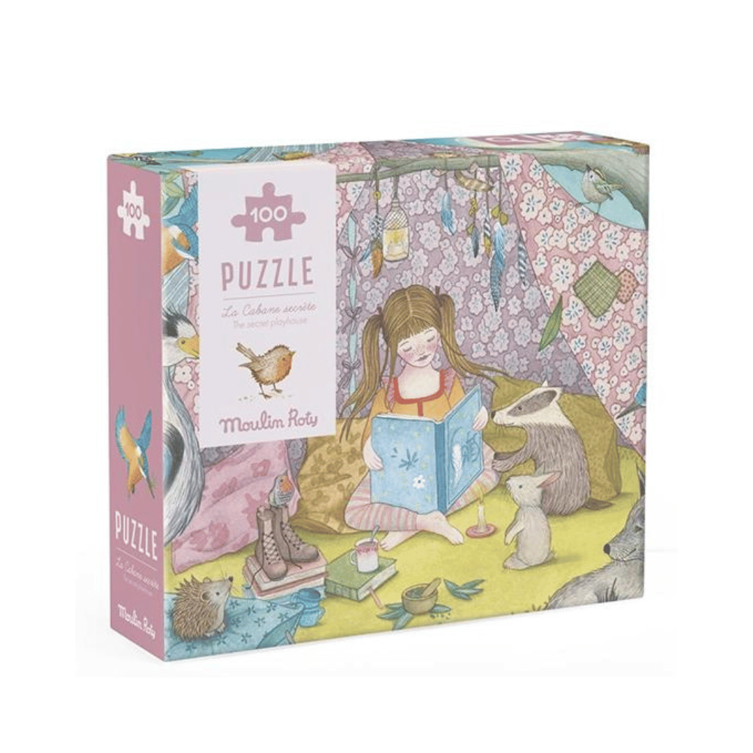 Secret Cave 100 XXL pieces puzzle for children + 5 years Moulin Roty