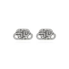 Balenciaga, Accessoarer, unisex, ONE Size, Logo Örhängen
