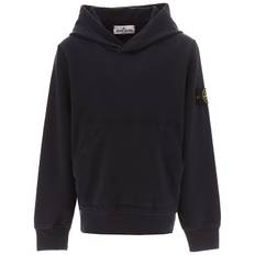 Stone Island Hættetrøje - Navy Blue m. Logo - Stone Island - 8 år (128) - Hættetrøje