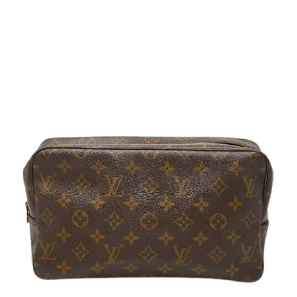 Louis Vuitton Vintage Pre-owned Canvas Clutch - Vintage - Herre - Brun - ONE SIZE - Læder