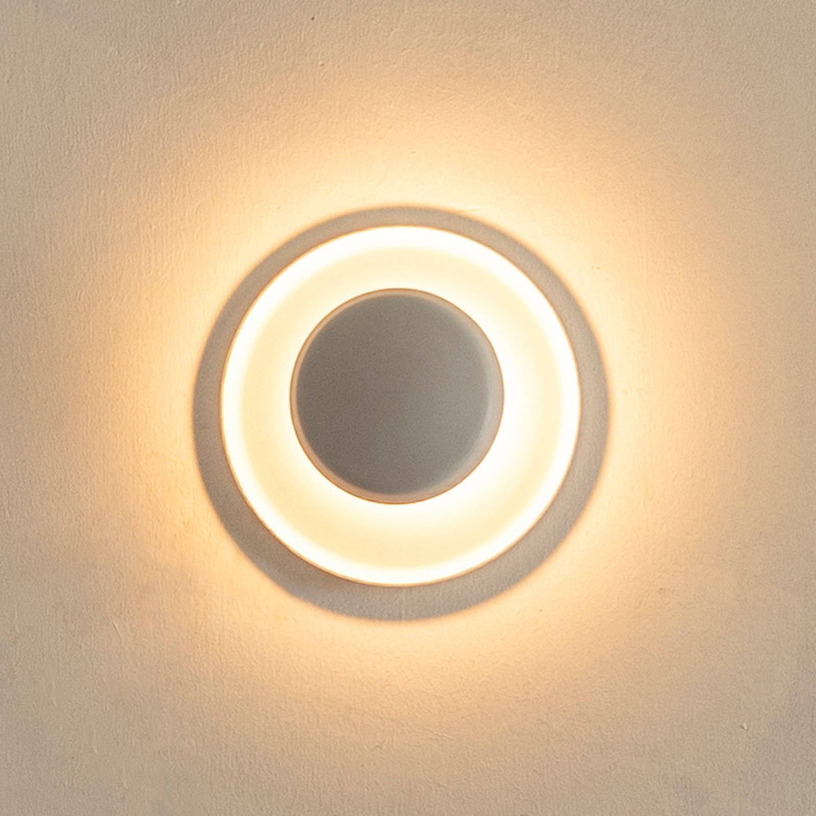 Vibia Designer væglampe Top, Hvid/opal, Stue/spisestue, Metal, Moderne