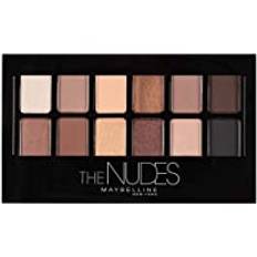 Maybelline New York Eye Shadow Palette, The Nudes Palette, 12 Färger