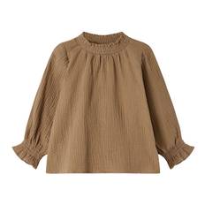 Fliink Bluse - Musselin - Paco - Pine Bark - Fliink - 98 - Bluse