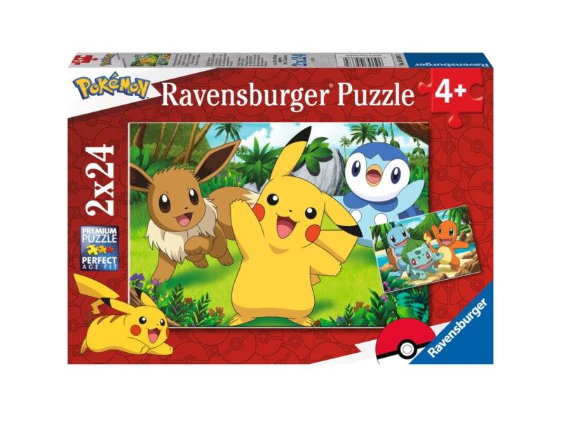 Ravensburger pussel - Pikachu and pals 2x24 bitar Default Title