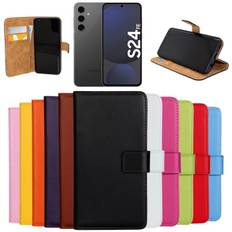Samsung Galaxy S24 FE pungetui pung etui cover rød -