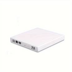 TEMU External Blu-ray With Usb 3.0 - Supports 3d, Dvd, Cd Reading & Writing, Multi-functional For Laptops, Desktops, Computers, Computers, Universal Compatibility, Blu-ray Player||usb 3.0 Interface
