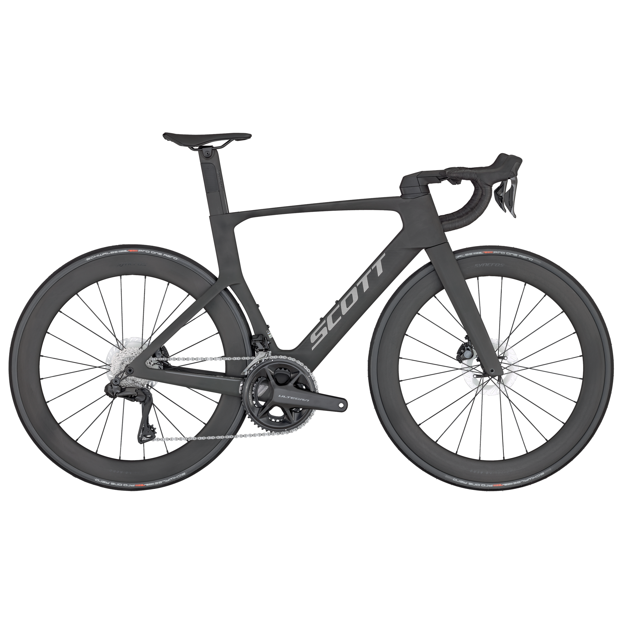 Scott Foil RC 10 black 2025 - Shimano Ultegra Di2 2x12sp - Syncros Capital 1.0 - 126 / L / Carbon Black (L)