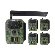 5-pack Pro-Optics PRO 4.4G Åtelkamera - Inkl. 5x3 månaders Molnus-SIM