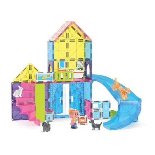 Magna Tiles Kæledyrslegeland 50 dele Magna-Tiles Samlesæt 176491